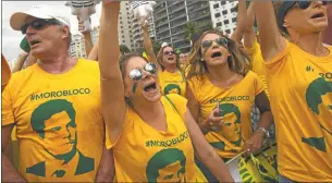  ?? CEDOC PERFIL ?? Los brasileños salieron en masa a defender al juez del Lava Jato, que en tres años ya recuperó US$ 4 mil millones en multas.