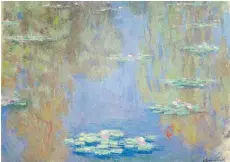  ?? BRIDGEMAN GIRAUDON ?? Claude Monet’s Nymphéas, oil on canvas, lacks any obvious horizon line — a noted feature of his water lily art.