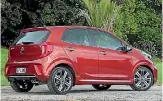  ?? SUPPLIED ?? It’s the same length overall as previous Picanto, but wheelbase has been stretched and front overhang reduced.