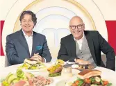  ??  ?? Masterchef judges John Torode and Gregg Wallace