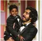  ??  ?? Sunny Pawar (izq.) y Dev Patel