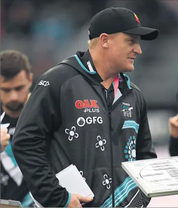  ?? Picture: AAP ?? Keen to chat: Michael Voss is open to resuming discussion­s with Carlton about the vacant coaching position after Port Adelaide was defeated at the weekend.