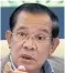  ?? ?? Hun Sen: Set to meet with junta