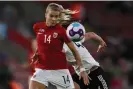  ?? Ben Stansall/AFP/Getty Images ?? Ada Hegerberg in action against Northern Ireland at the Euros last July. Photograph: