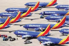  ??  ?? Southwest, which focuses primarily on travel within the United States, cancelled 9,400 flights in the first quarter, with the Boeing grounding accounting for about a third of that number, the company said in a securities filing. — AFP photo