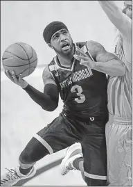  ?? Associated Press ?? Leading scorer: In this Friday, Feb. 24, 2017 photo, Central Michigan University guard Marcus Keene shoots during a game against Toledo in Toledo, Ohio. Keene, Central Michigan's scoring machine, has a chance to have college basketball’s highest...