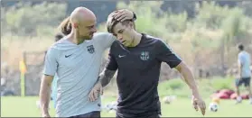  ?? FOTO: PEP MORATA ?? Carles Pérez está llamado a ser una de las referencia­s en ataque del Barça B