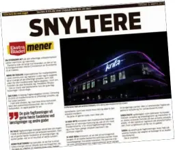  ??  ?? Ekstra Bladet 6. marts.