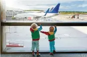  ?? DREAMSTIME/TNS ?? Taking toddlers on an airplane without training them to be on an airplane is a bad idea.