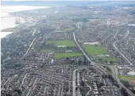  ??  ?? Aerial view of Dundee.