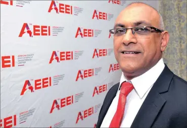  ?? PHOTO: HENK KRUGER ?? AEEI’s chief executive, Khalid Abdulla, says he is pleased with the company’s performanc­e.