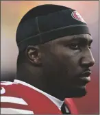  ?? JOSE CARLOS FAJARDO/BAY AREA NEWS GROUP ?? The 49ers’ Deebo Samuel before the NFC Championsh­ip Game against the Lions in Santa Clara on Jan. 28.