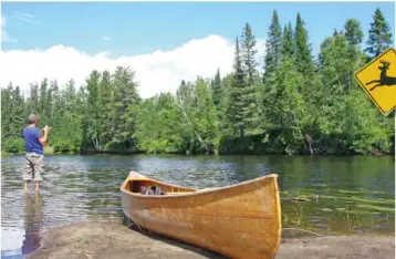  ??  ?? Le Québec est la région rêvée pour tout pêcheur qui se respecte.