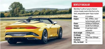  ??  ?? Under the bespoke bodywork, Continenta­l GTC running gear ensures the pace and dynamic ability expected of a Bentley