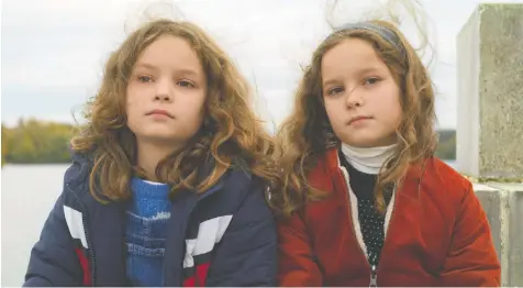  ?? ELEVATION PICTURES ?? Twins Joséphine and Gabrielle Sanz star in Petite Maman, a light film with emotional heft.