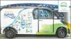  ?? Contribute­d photo ?? Stamford- based Nestle Waters North America’s ReadyRefre­sh delivery service has earned a certificat­ion for carbon neutrality. The business is increasing­ly using alternativ­e fuel sources, such as electricit­y, to power its fleet.