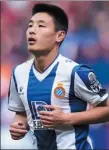  ??  ?? Wu Lei of Espanyol