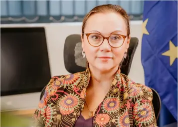  ?? ?? ▲H.E. Dessislava Choumelova, EU Ambassador to Eswatini.