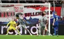  ?? Bruna/EPA ?? Mateo Kovacic opens the scoring for Chelsea in the first half. Photograph: Christian