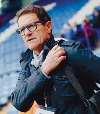  ??  ?? Fabio Capello é um dos grandes da história do futebol