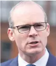  ??  ?? Stance: Simon Coveney