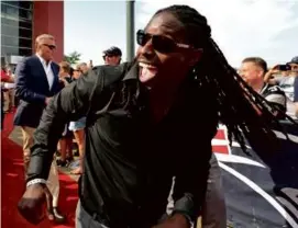 ?? 2019 FILE/JIM DAVIS/GLOBE STAFF ?? Ex-Patriots receiver Deion Branch is the new coach of Louisville football, which will play in Saturday’s Fenway Bowl.