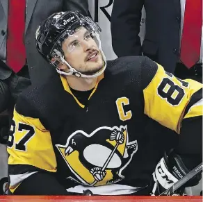  ?? GENE J. PUSKAR/THE ASSOCIATED PRESS ?? With 31 points in his last 19 games, Pittsburgh Penguins captain Sidney Crosby is dispelling any notions that, at 30 years old, the Stanley Cup champion is slowing down.