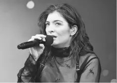  ??  ?? Lorde becomes the latest musician to cancel a performanc­e in Tel Aviv after fans pressured her to do so.