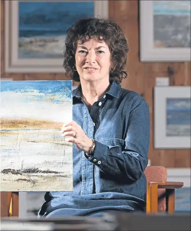  ??  ?? Frances admits not being able to paint was one of the hardest aspects of the illness