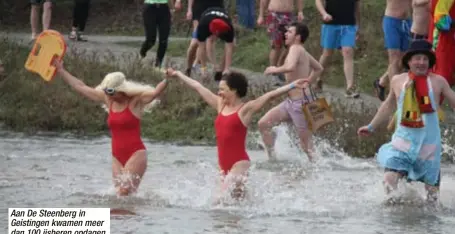  ?? Foto PPN ?? Aan De Steenberg in Geistingen kwamen meer dan 100 ijsberen opdagen.