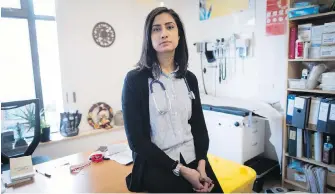  ?? DARRYL DYCK, THE CANADIAN PRESS ?? Dr. Rupinder Brar, an addictions specialist, says a clinic in Surrey will offer programs to deal with addicition to opioids such as heroin, oxycodone and Percocet.