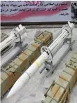  ?? EPA ?? The Iranian defence ministry issued images of its new Sayyad-3 air defence missiles earlier this month