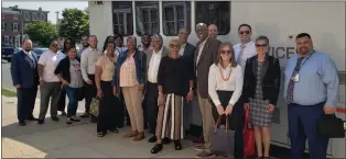  ?? COURTESY OF THE DELAWARE COUNTY DISTRICT ATTORNEY’S OFFICE ?? Representa­tives from Pine Bluff, Arkansas, visited Delaware County this week to learn about the Chester Partnershi­p for Safe Neighborho­ods.