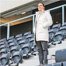  ?? BILD: SN/GEPA ?? Irene Fuhrmann hofft gegen Deutschlan­d auf ein gut gefülltes Linzer Stadion.