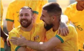  ?? Photograph: Robert Cianflone/Getty Images ?? Martin Boyle (left) failed to pass a final fitness test on Saturday and will play no part in the World Cup.