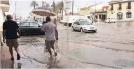  ?? Foto: CBN ?? In Dénia ging es zum Teil durchs knöcheltie­fe Wasser.