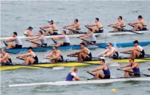  ??  ?? On July 30, the curtain fell on the 2017 Changsha Internatio­nal Famous University Rowing Regatta near Orange Isle in the Xiangjiang River. The event attracted 20 teams from Tsinghua University, Peking University, Yale University, University of...