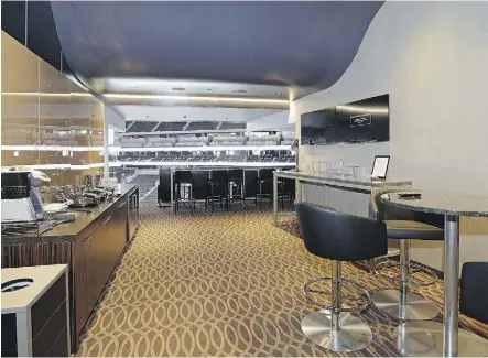  ?? LARRY WONG ?? The Scotiabank Suite is one of 57 private suites at Rogers Place.