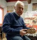  ??  ?? L’atelier Bruno Freddi, 83 anni