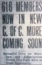  ?? HEATHER SHELTON — THE TIMESSTAND­ARD ?? Membership in the newly formed Eureka Chamber of Commerce was growing quickly in the fall of 1920. This headline appeared in the Oct. 2, 1920 Humboldt Times newspaper.