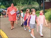  ?? Darien Public Schools / Contribute­d photo ?? Darien Public Schools welcomed students and staff for the first day of school on Monday.