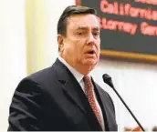  ?? RICH PEDRONCELL­I AP FILE ?? State Sen. Joel Anderson addresses the California Senate in January 2017.