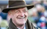  ?? ?? Four-midable: Trainer Willie Mullins