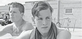  ??  ?? Frankie (Harris Dickinson) lives a double life in “Beach Rats.” NEON