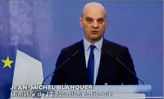  ??  ?? Jean-Michel Blanquer a exposé, hier, le nouveau processus de validation du bac et du brevet  en contrôle continu. (Photo AFP)