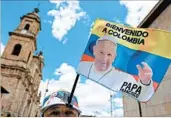  ?? JOHN VIZCAINO/GETTY-AFP ?? Pope Francis’ visit to Colombia to celebrate a cease-fire with rebels will likely include discussion of Venezuela.
