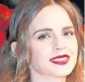  ??  ?? BELLE Emma Watson