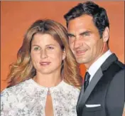  ?? AP ?? Roger Federer and wife Mirka at the Wimbledon Champions dinner in London on Sunday.