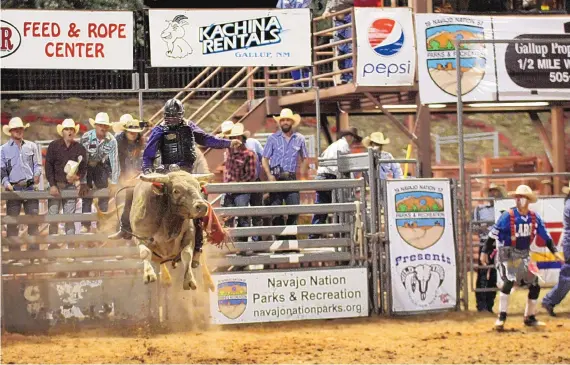  ?? COURTESY OF WILDTHING CHAMPIONSH­IP BULLRIDING ?? As an unaffiliat­ed event, WildThing Championsh­ip Bullriding can draw from the best of the best bull riders.