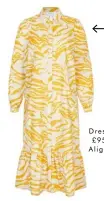  ??  ?? Dress, £95, Aligne